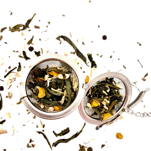 Organic Turmeric Ashwagandha Whole Leaf Green Tea